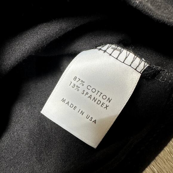 Lovers and Friends Black Long Sleeve Wrap Crop Top - Picture 3 of 3